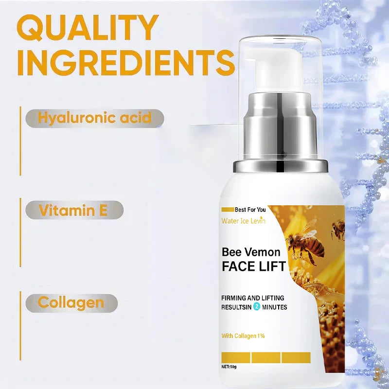 Bee Venom Face and Neck Cream Moisturizing Anti Aging Firming Lotion - 5
