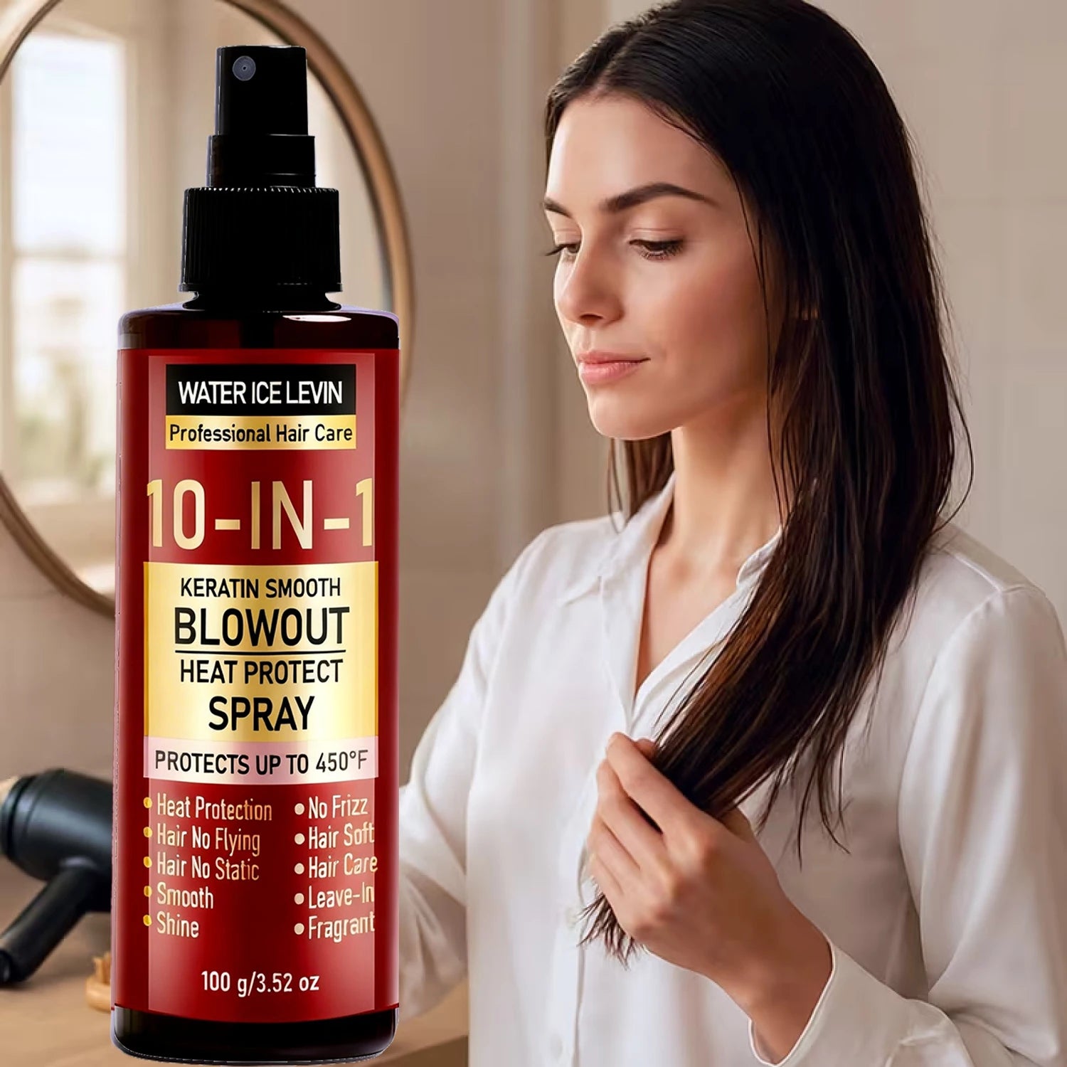 10 in 1 Keratin Heat Protect Hair Spray 100g