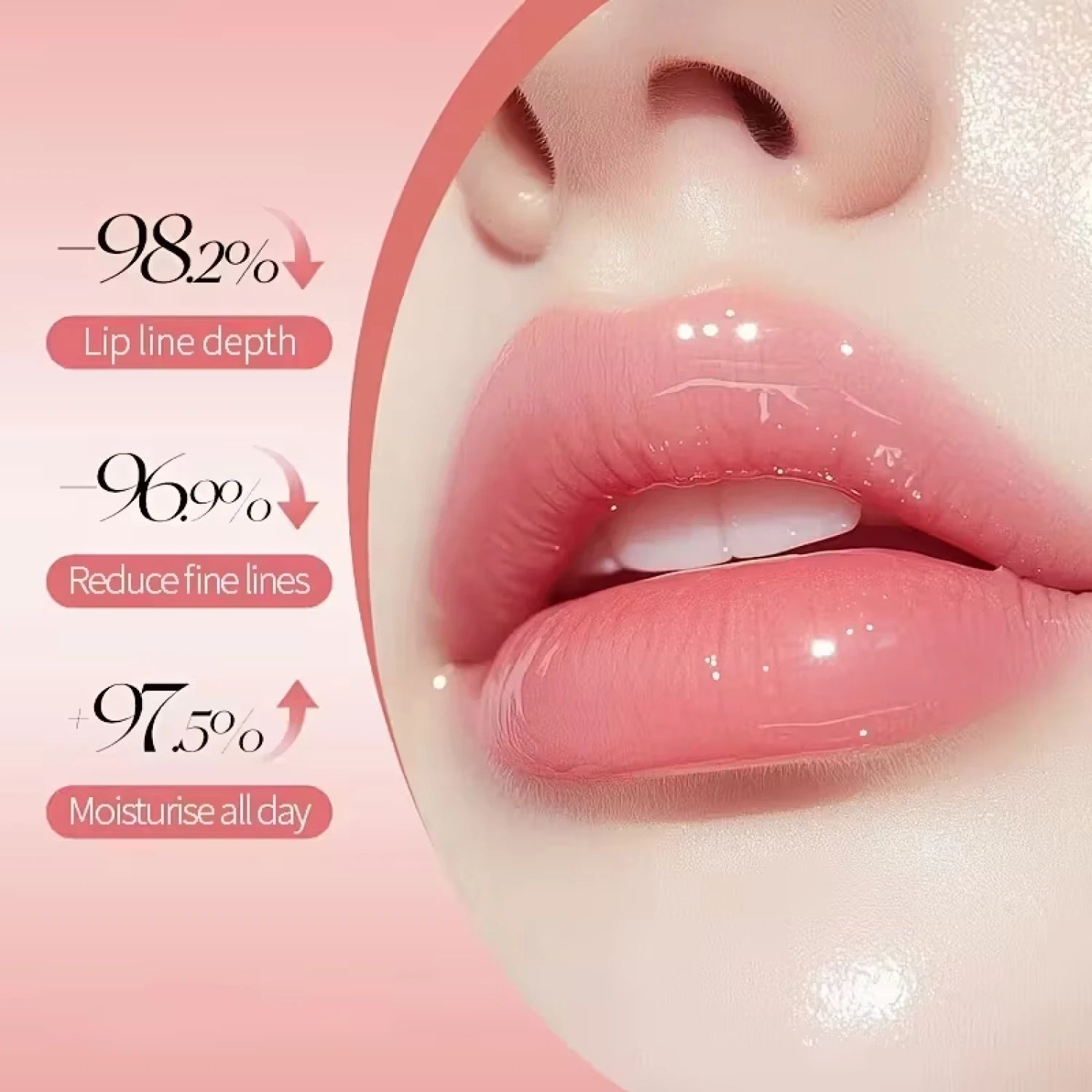 Collagen Biotin Lip Mask Hydrating Peptide Peel Off Lip Care Treatment - 3