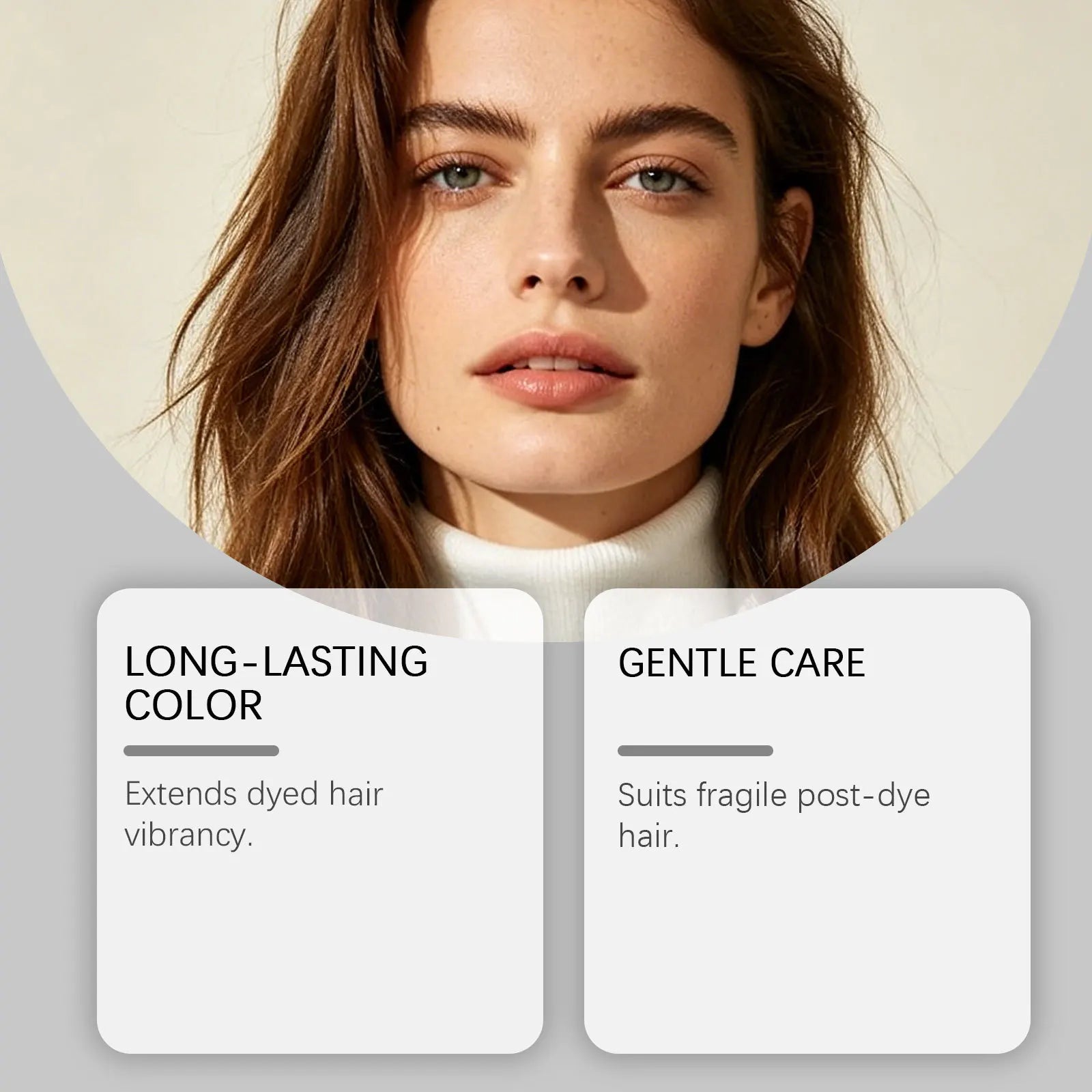 3 in 1 Herbal Ginger Hair Dye Shampoo for Gray and White Hair Coverage - 3