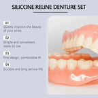 Silicone Dental Reline Kit for Temporary Tooth Repair and Smile Veneers