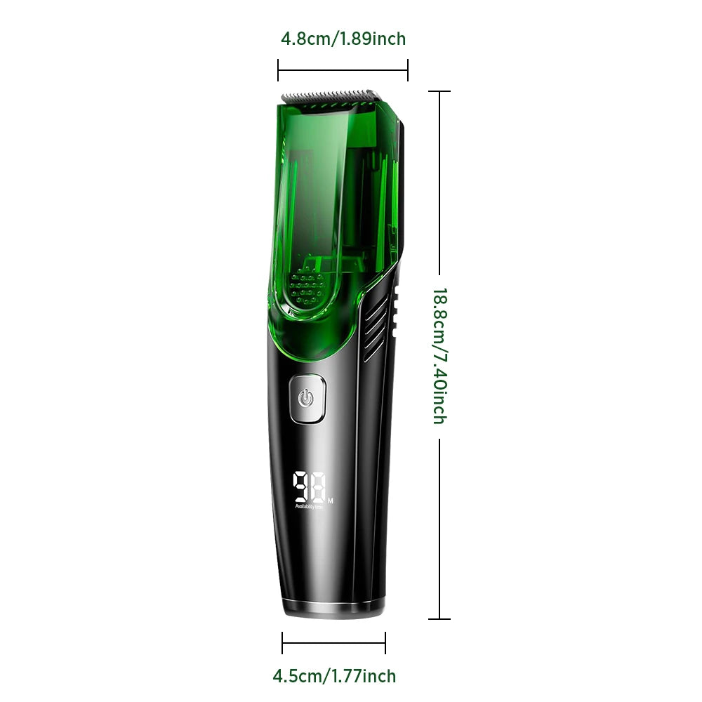 Cordless Vacuum Beard Trimmer and Hair Clipper - 15