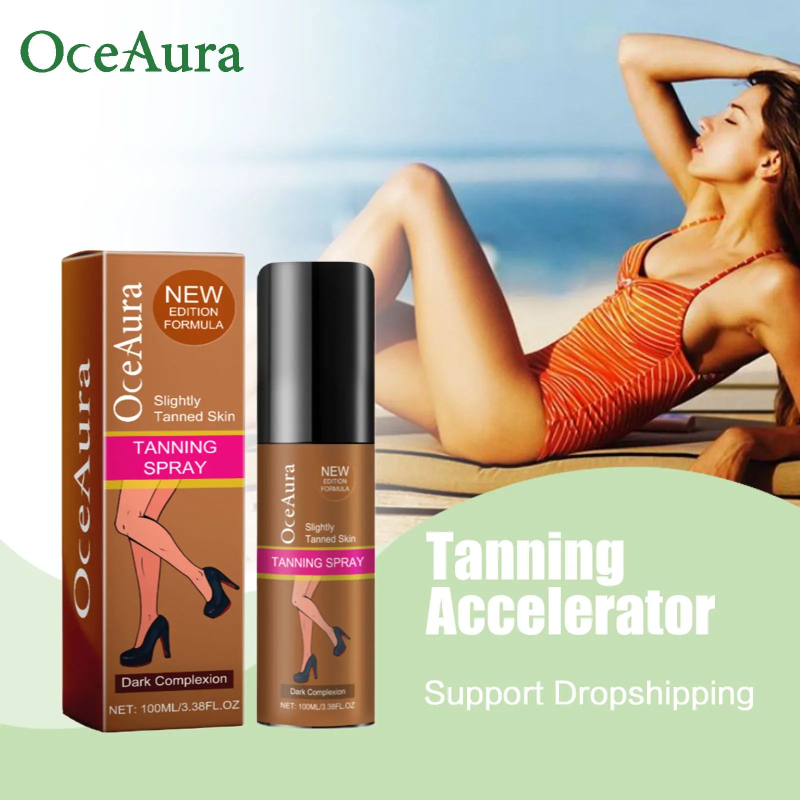 Sunless Self-Tanning Spray for Natural Glowing Skin - 2