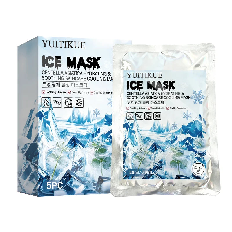 YUITIKUE Centella Asiatica Ice Mask Cooling Hydrating Face Sheet Mask - 13