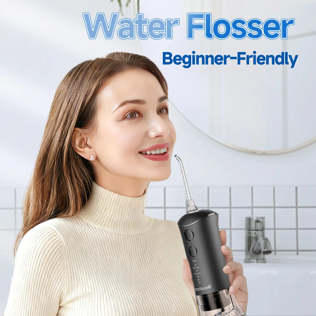 Portable Sonic Toothbrush and Water Flosser Oral Care Set