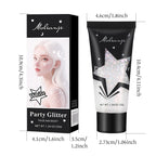 Molianji Glitter Gel Face and Body Shimmer Makeup for Parties