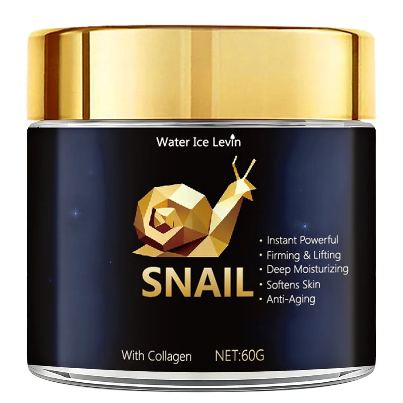 Snail Mucin Moisturizing Cream with Collagen for Radiant Anti Aging Skin
