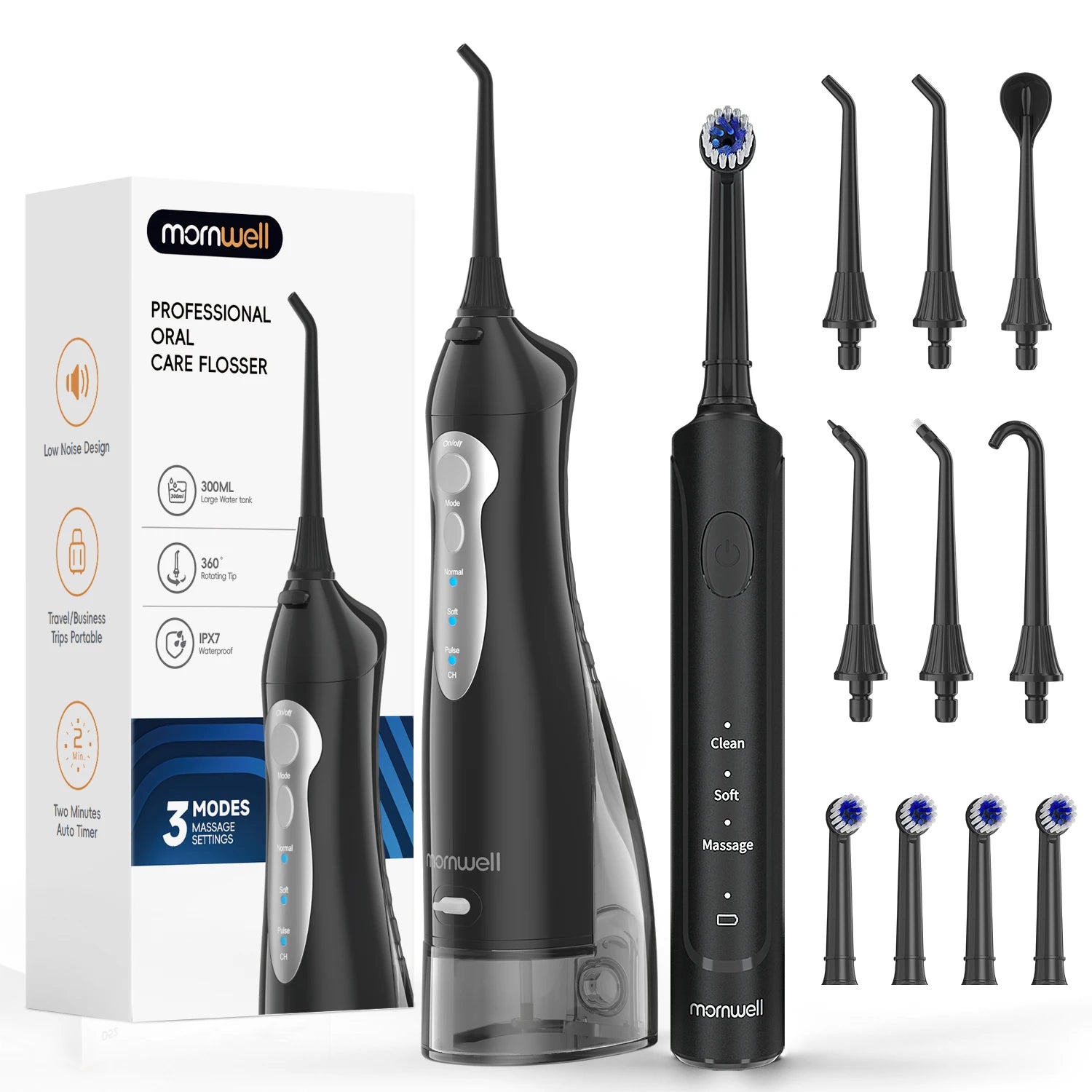Electric Toothbrush and Water Flosser Oral Care Combo - 21