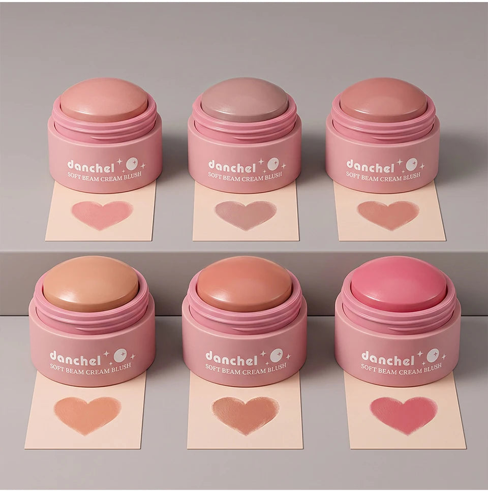Multi-Use Cream Blush for Cheeks Lips and Eyes