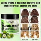 Black Castor Oil Hair Curl Cream Moisturizing Frizz Control 100g
