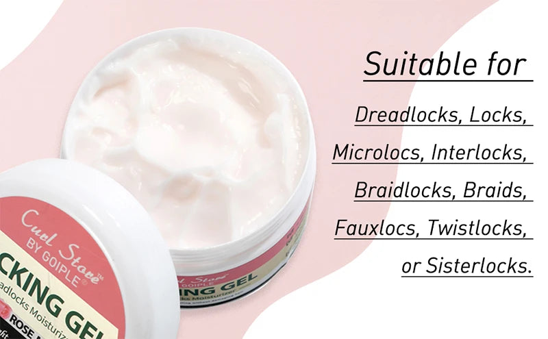 9.5oz Rose Water Locking Gel for Dreadlock Moisturizing and Styling