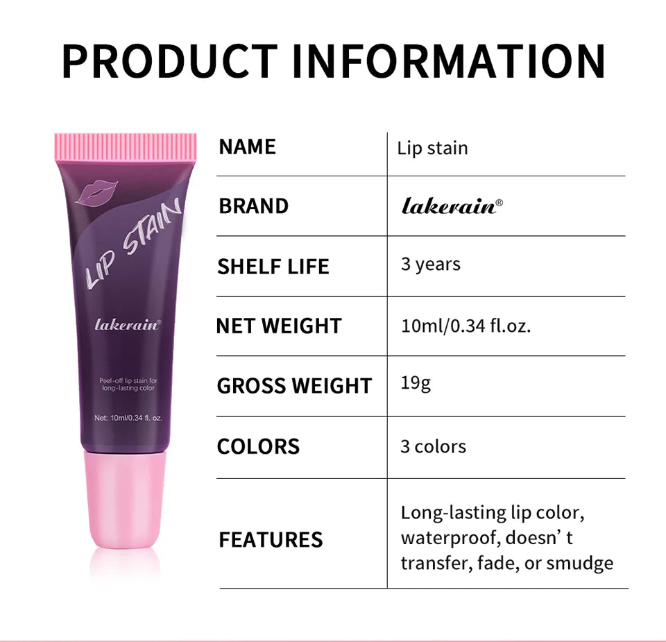 Peel-Off Matte Liquid Lip Stain