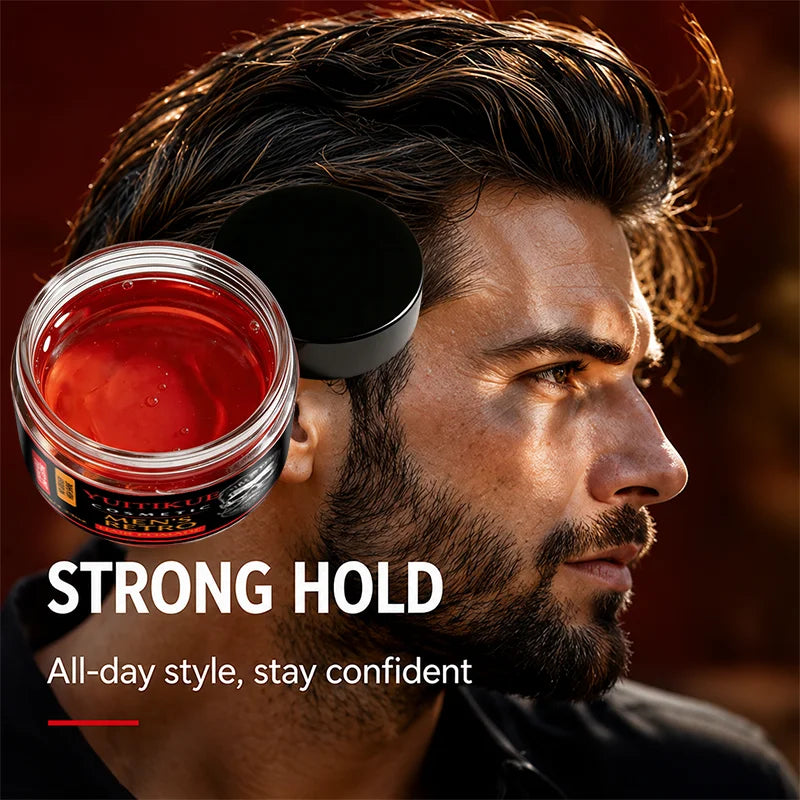 YUITIKUE Retro Men Hair Pomade Strong Hold Styling Wax