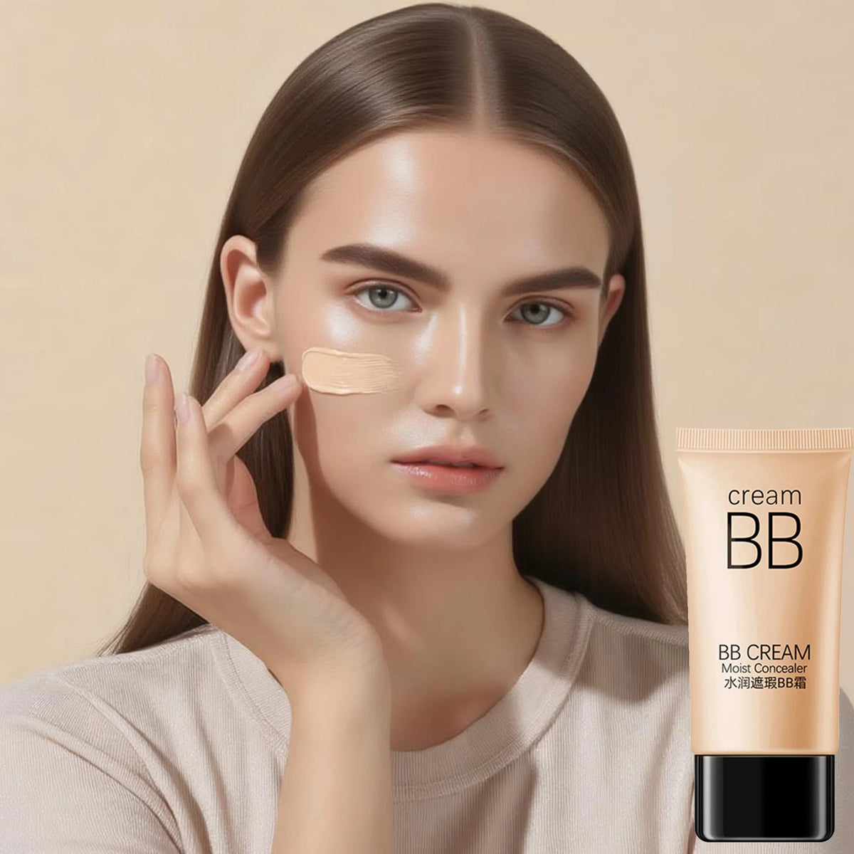 Hydrating BB Cream Full Coverage Matte Foundation Concealer