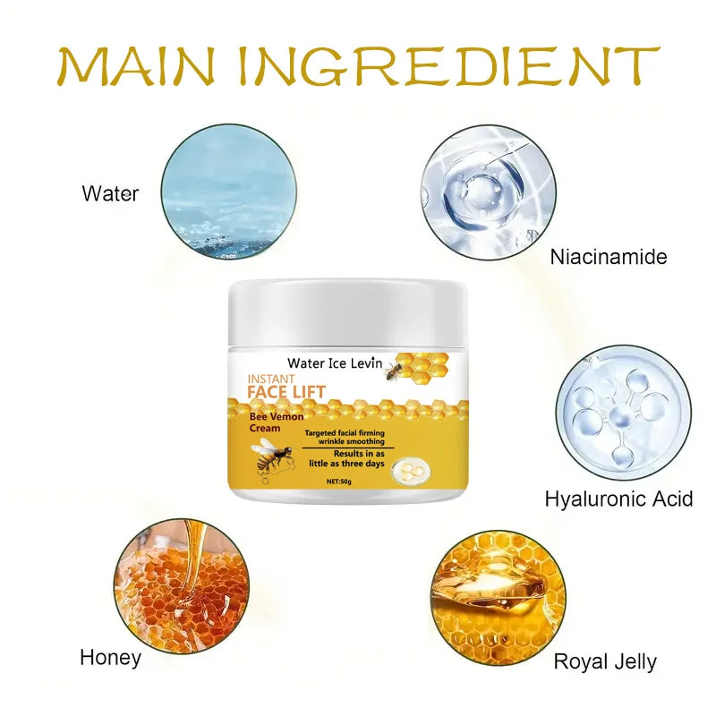 Water Ice Levin Bee Venom Anti Aging Face Cream Firming Moisturizer - 11