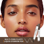 Multi-Fork Liquid Eyebrow Pen for Natural Microblading Effect