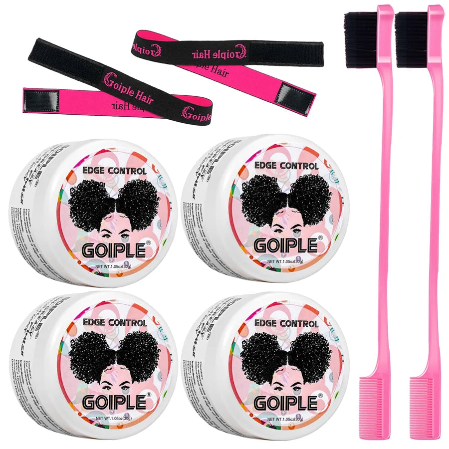 Goiple Edge Control Hair Styling Cream and Edge Laying Tool Kit - 16
