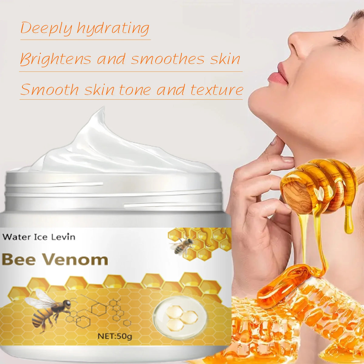 Bee Venom Moisturizing Face and Body Cream Anti Aging Skincare