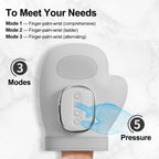 Electric Air Compression Hand Massager with Heat for Pain Relief
