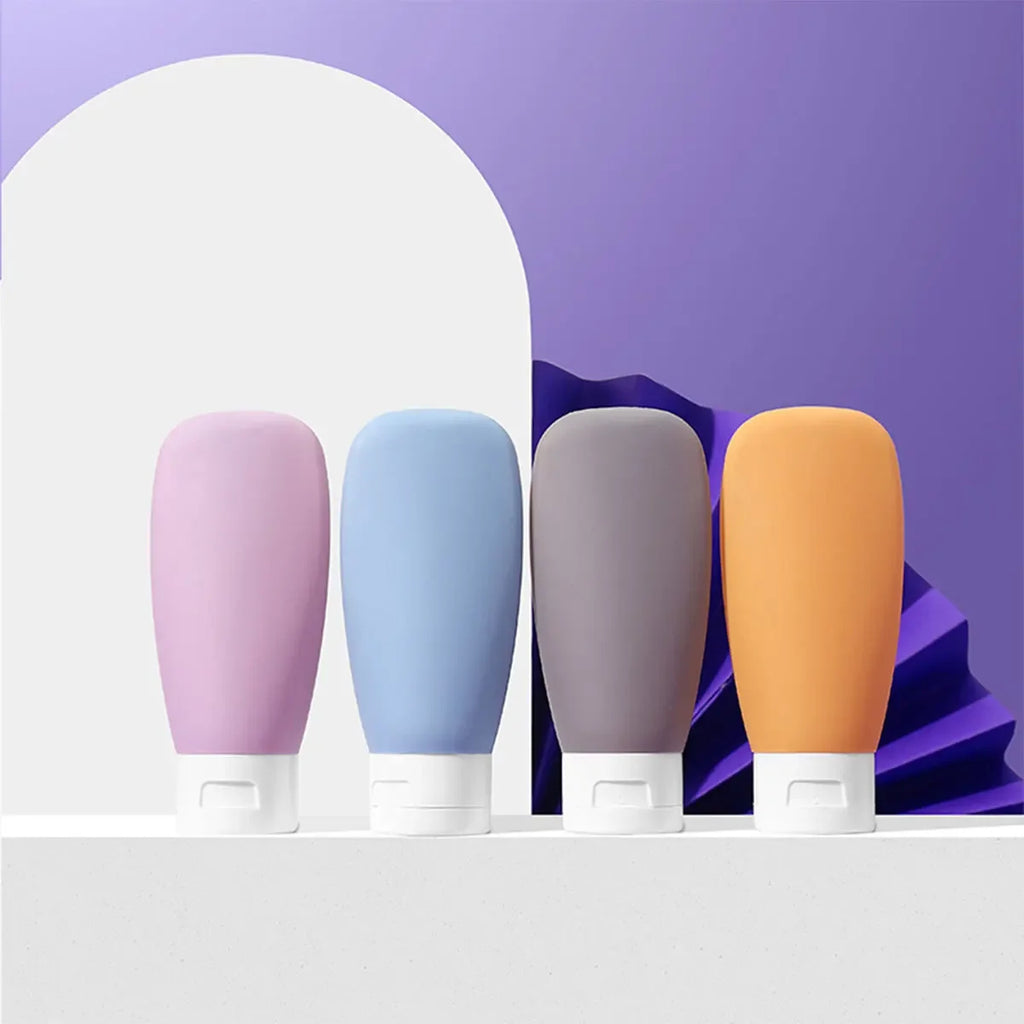 Leak-Proof Silicone Travel Bottles for Toiletries
