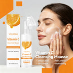 Vitamin C Brightening Facial Cleanser with Exfoliating Brush