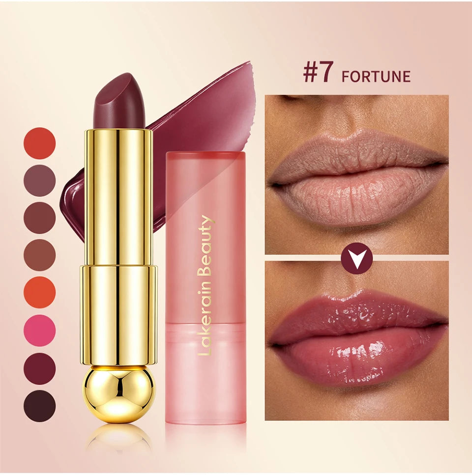 3-in-1 Tinted Hydrating Lip Oil Stick for Glossy Plump Lips