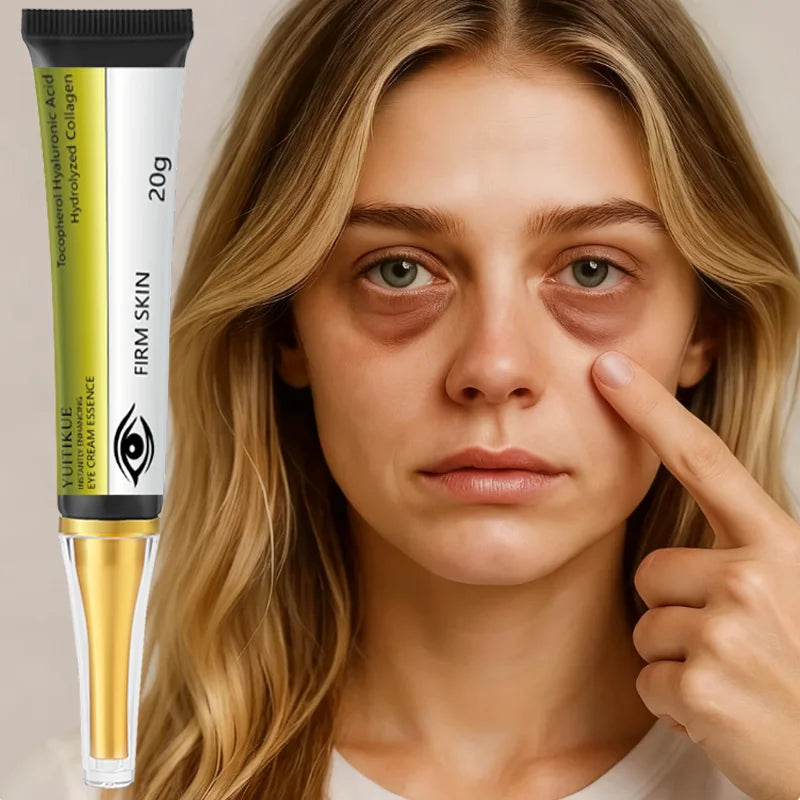 YUITIKUE Instant Firm Eye Cream Hyaluronic Acid Collagen Dark Circle Care
