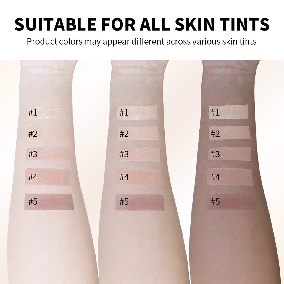 Color-Adapting Foundation Stick with Built-in Blending Brush