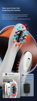 Electric Scalp Massager and Hair Oil Applicator Comb