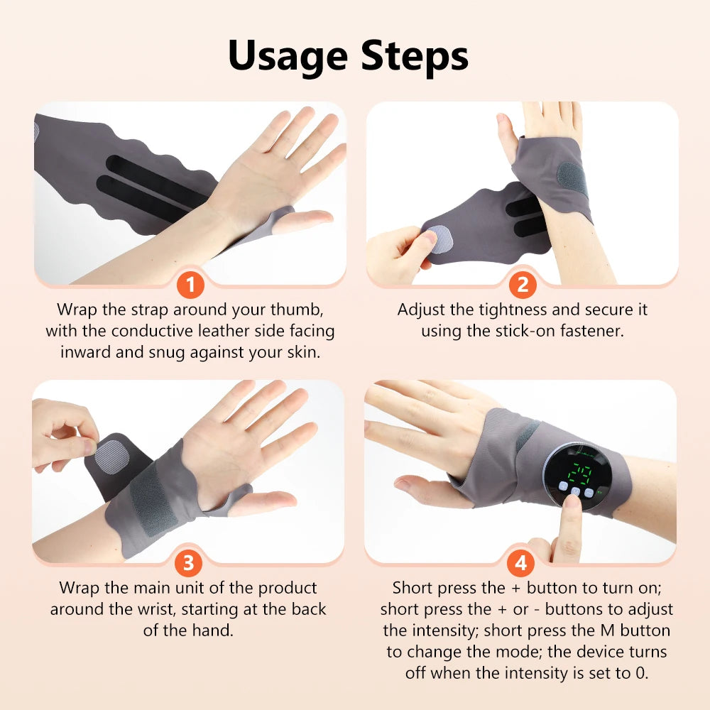 Microcurrent Wrist Massager for Pain Relief and Relaxation - 11