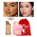 Matte Foundation Stick and Setting Powder Makeup Set