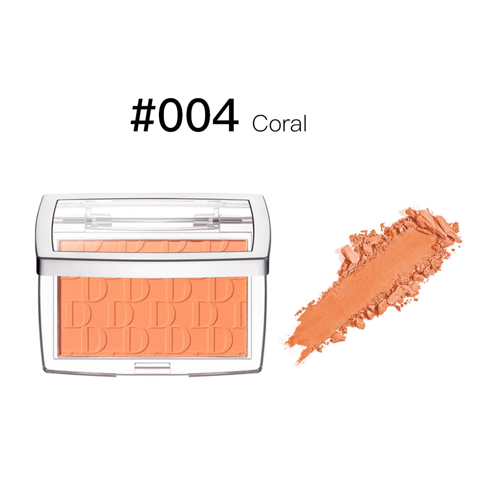 Embossed Matte Blush Palette with Makeup Brush