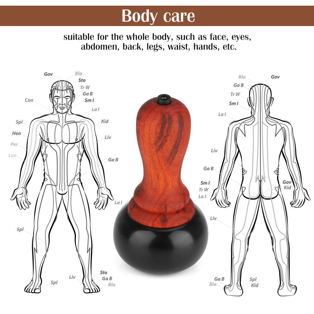 Electric Bianstone Heated Gua Sha Massager for Full Body Relaxation