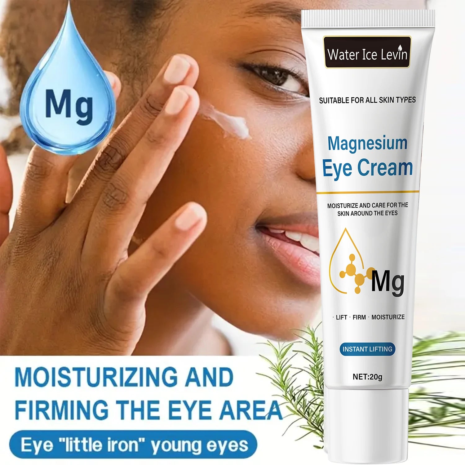 Magnesium Eye Cream Instant Lifting Firming and Anti Aging Treatment - 5
