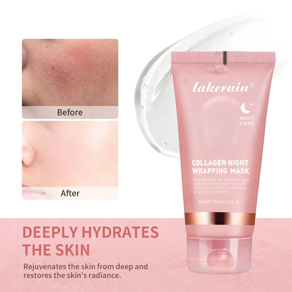 Collagen Night Wrapping Peel-Off Face Mask for Skin Firming - 3