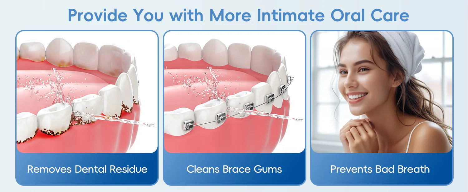 Portable Cordless Water Flosser for Teeth Cleaning - 7