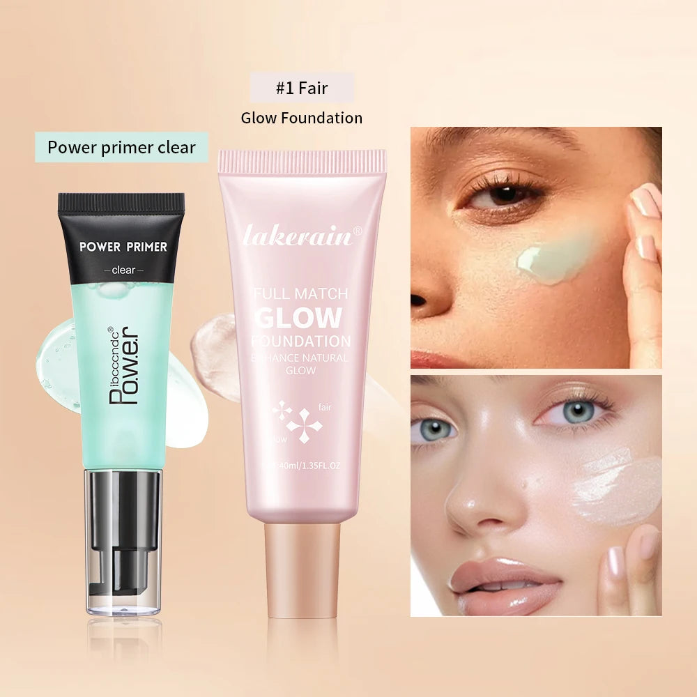 Hydrating Makeup Primer and Glow Foundation Set
