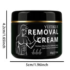 YUITIKUE Men's Hair Removal Cream - Painless Body Hair Remover