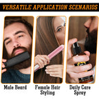 Beard Grooming Kit Oil Balm and Spray Set for Facial Hair Care