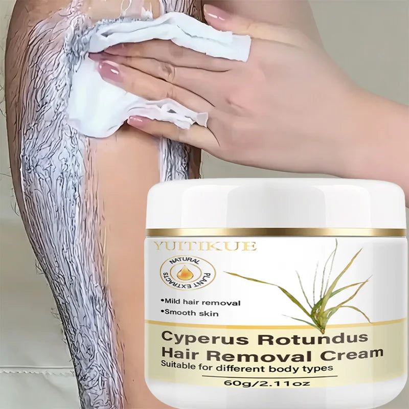 YUITIKUE Cyperus Rotundus Natural Hair Removal Cream for Silky Skin - 2