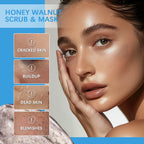 Honey Walnut Exfoliating Facial Scrub and Mask