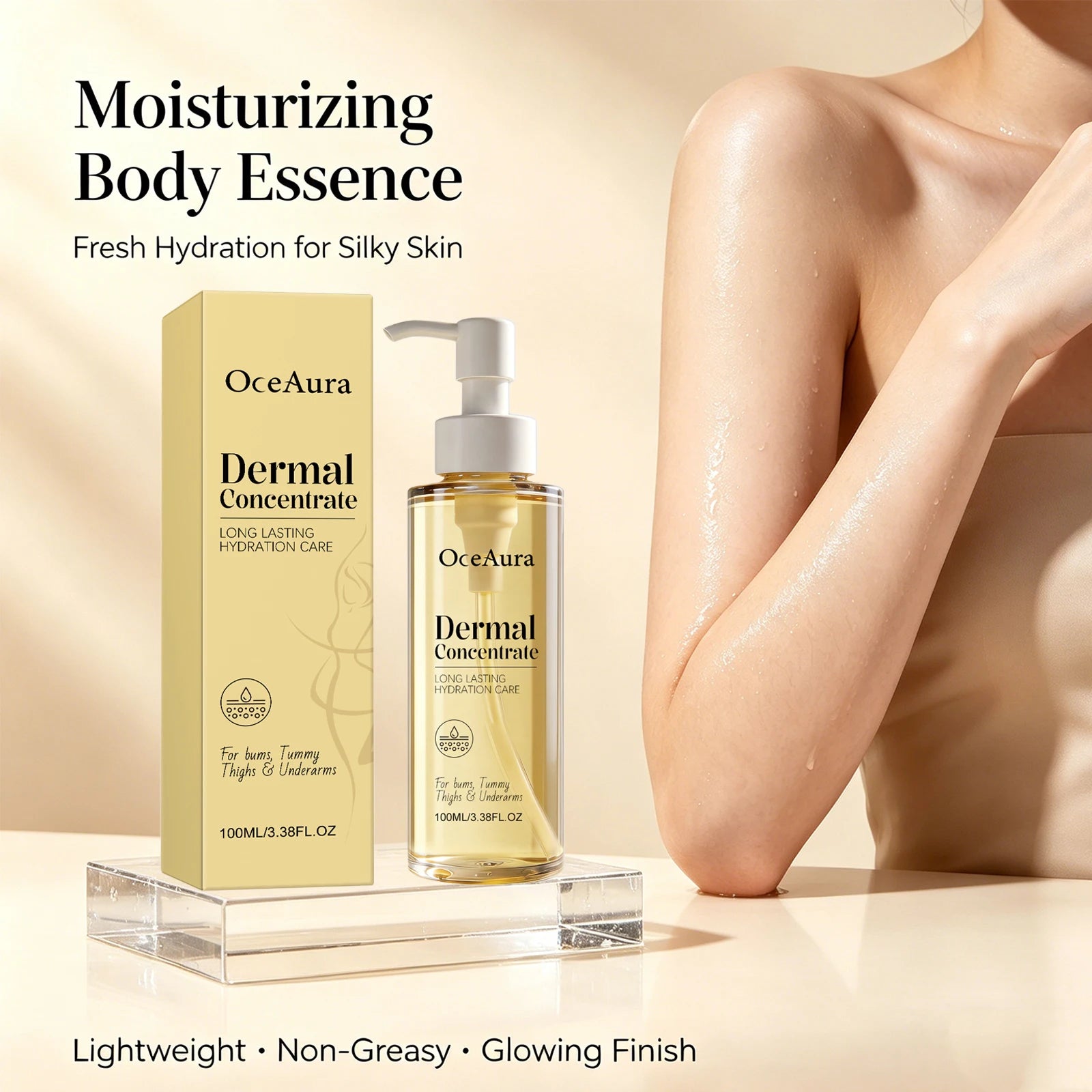 Brightening Moisturizing Body Serum for Dark Spots and Dry Skin - 4