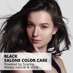 Black Hair Dye Shampoo 4-in-1 Conditioning Anti Frizz Formula 100ml