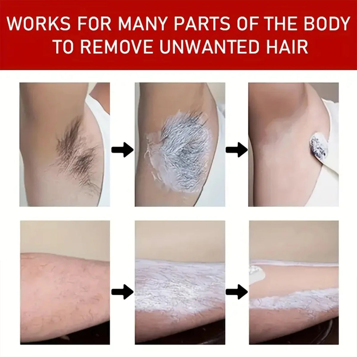 Tropical Fruits Hair Removal Cream Gentle Depilatory for Sensitive Skin