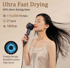 SenCiciMen 1600W Professional Hair Dryer Ionic Styling Blow Dryer
