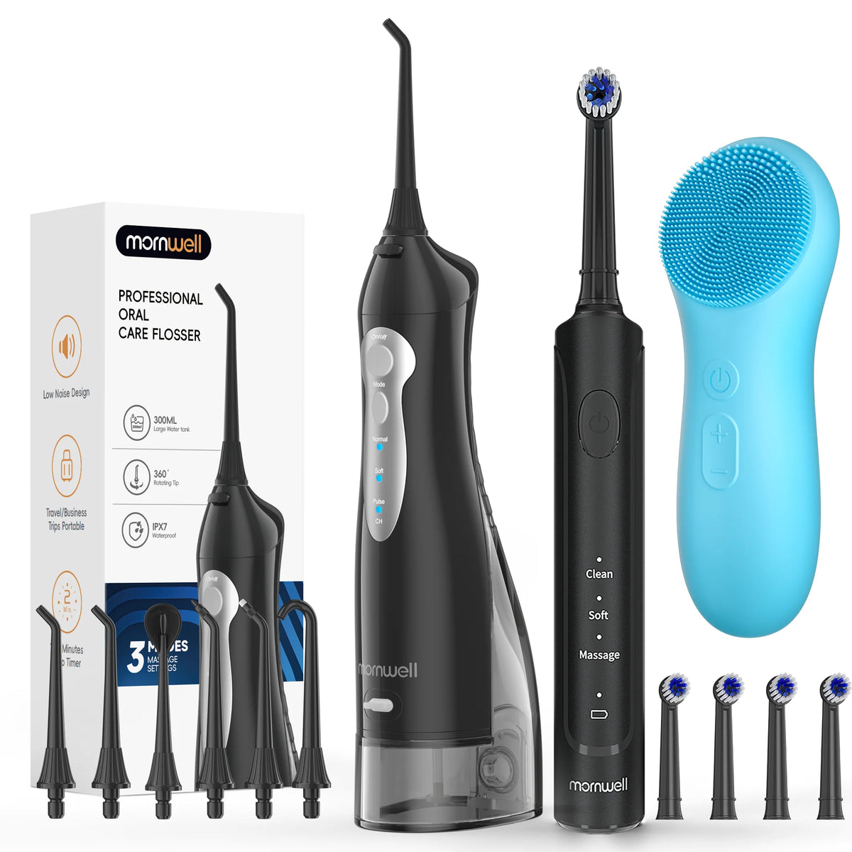 3-in-1 Professional Oral Care & Facial Cleansing Kit