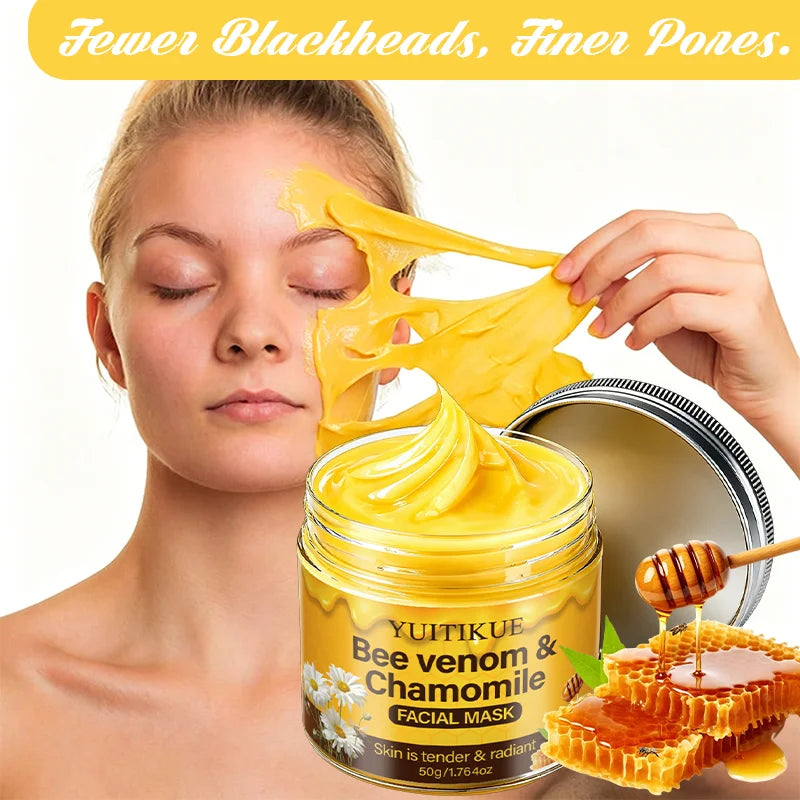 YUITIKUE Bee Venom and Chamomile Hydrating Peel Off Facial Mask 50g