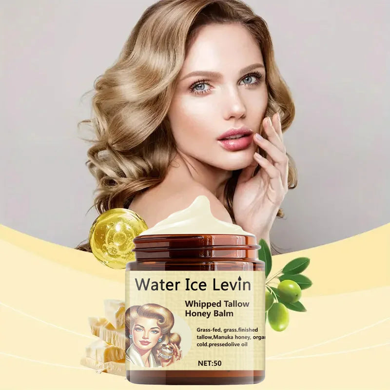 Water Ice Levin Honey Collagen Face Cream Moisturizing Balm 50g