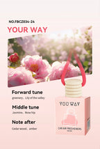 4 Pack Car Air Freshener Hanging Perfume Diffuser Odor Eliminator