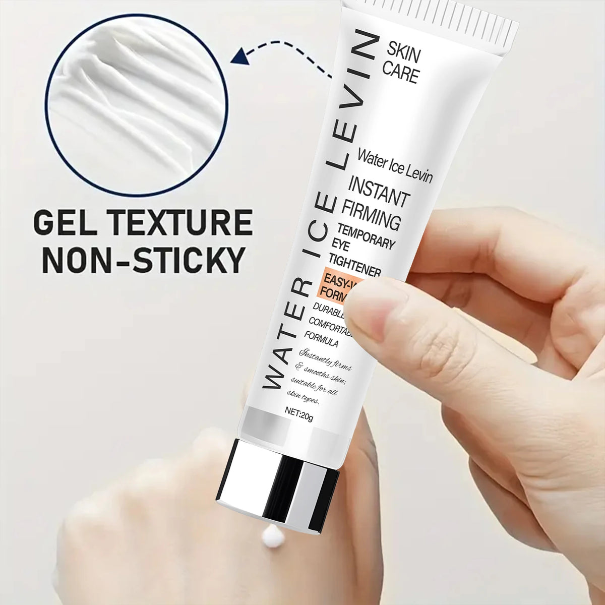 Water Ice Levin Instant Eye Tightener Cream for Firming and Smoothing